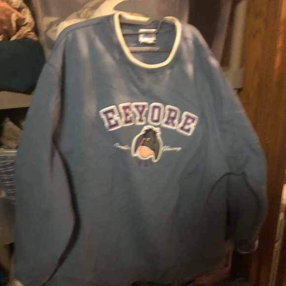 🎠COPY - Vintage Disneyland Eeyore Sweatshirt 2X/3X 648 $40 or $35 w/offer - Picture 2 of 6
